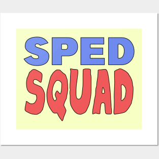 SPED Squad Posters and Art